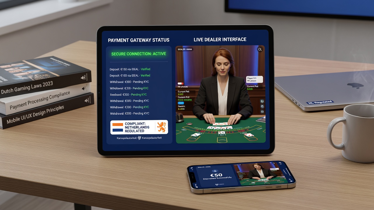 Integratie van betalings- en live dealer systemen op mobiele apparaten